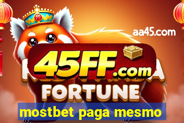 mostbet paga mesmo